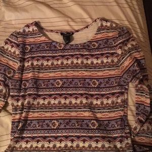 Forever 21 crop top! Long sleeve